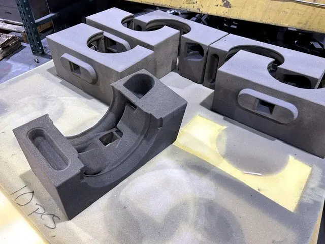 Printed sand cores